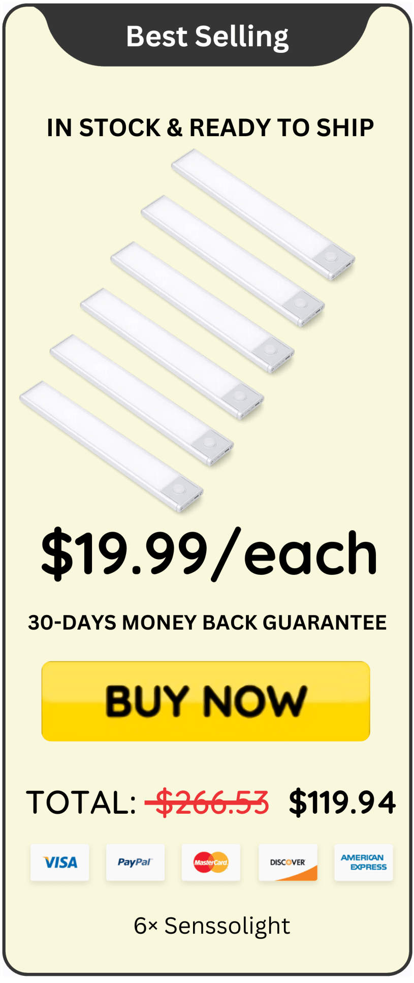 Senssolight offer price 